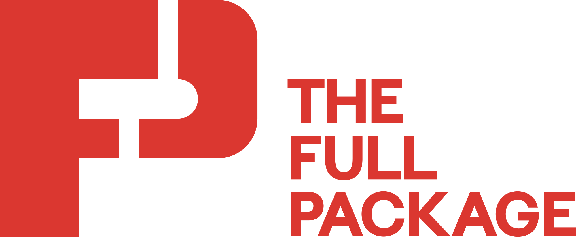 Logo THE FULL PACKAGE Rojo